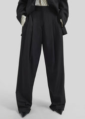 Gelso Pleated Trousers Black - Women