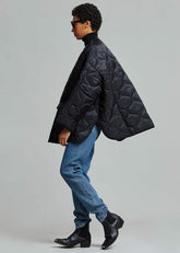 Teddy Quilted Jacket Black - Women