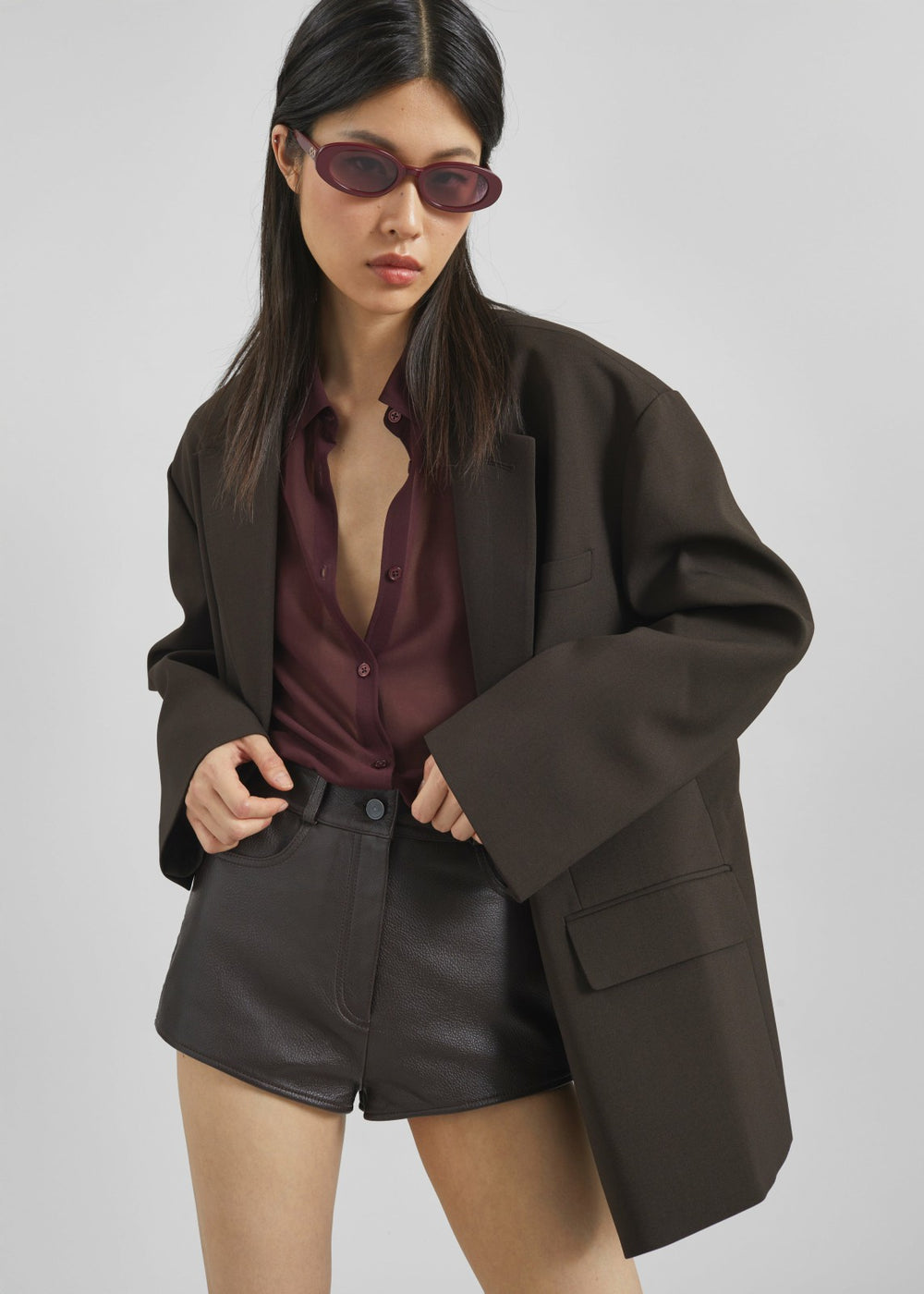 Bea Blazer Dark Espresso - Women