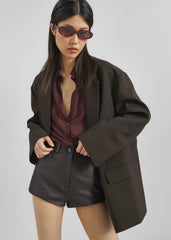Bea Blazer Dark Espresso - Women