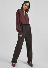 Bea Suit Pants Dark Espresso - Women