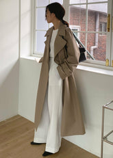 Abril Trench Sand - Women