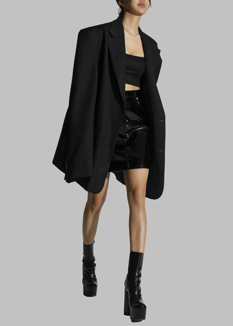 Dee Maxi Oversized Blazer Black - Women