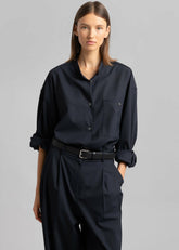 Jour Shirt Deep Navy - Women