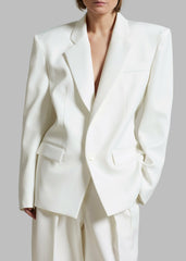 Jun Blazer White - Women