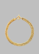 Bevza Spikelet Necklace Gold - Women