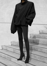 Doyle Mockneck Anorak Black - Women