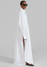 Avery Shirt Dress White - Women