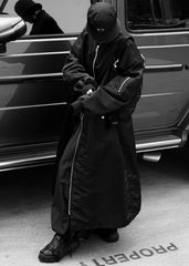 Isaac Oversized Bomber Coat Black - Women