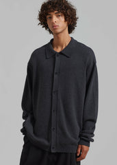 Myles Cardigan Charcoal - Men