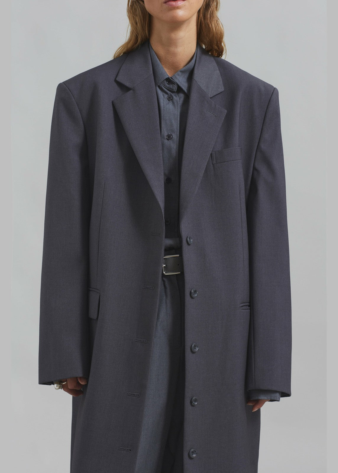 Robinson Long Coat Grey - Women