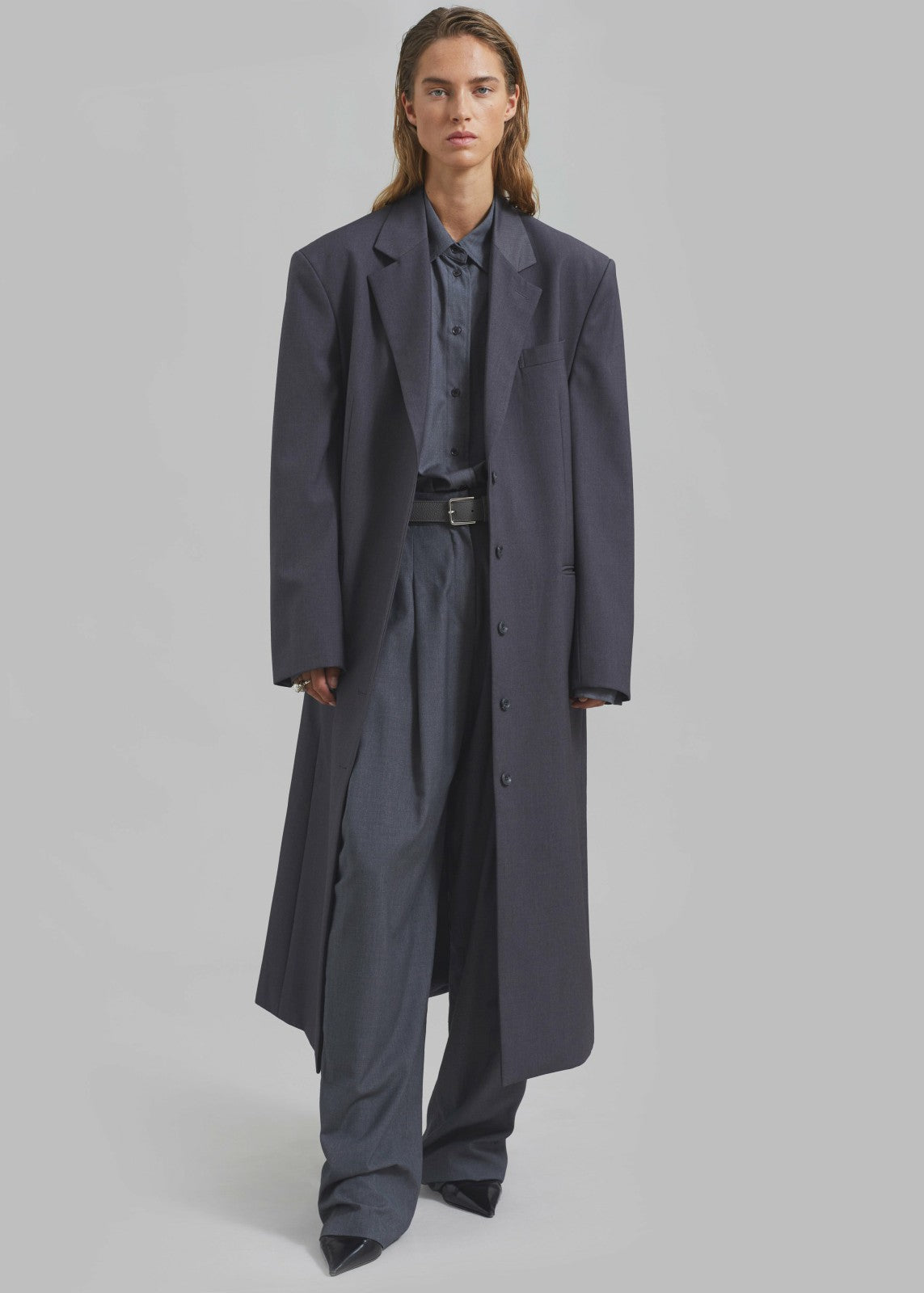 Robinson Long Coat Grey - Women