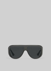 Port Tanger Gambia Sunglasses Black Acetate/Black Lens - Men/Women