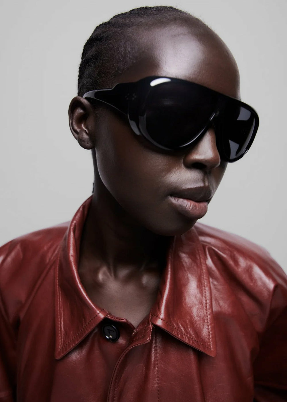 Port Tanger Gambia Sunglasses Black Acetate/Black Lens - Men/Women