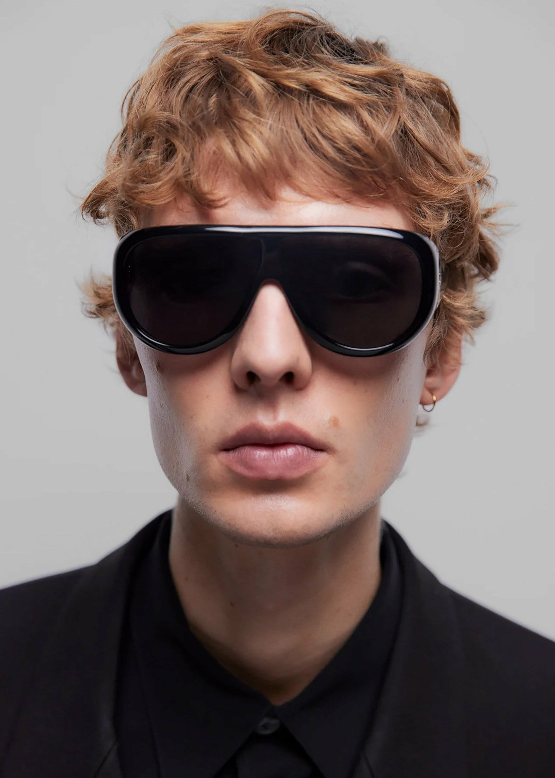 Port Tanger Gambia Sunglasses Black Acetate/Black Lens - Men/Women