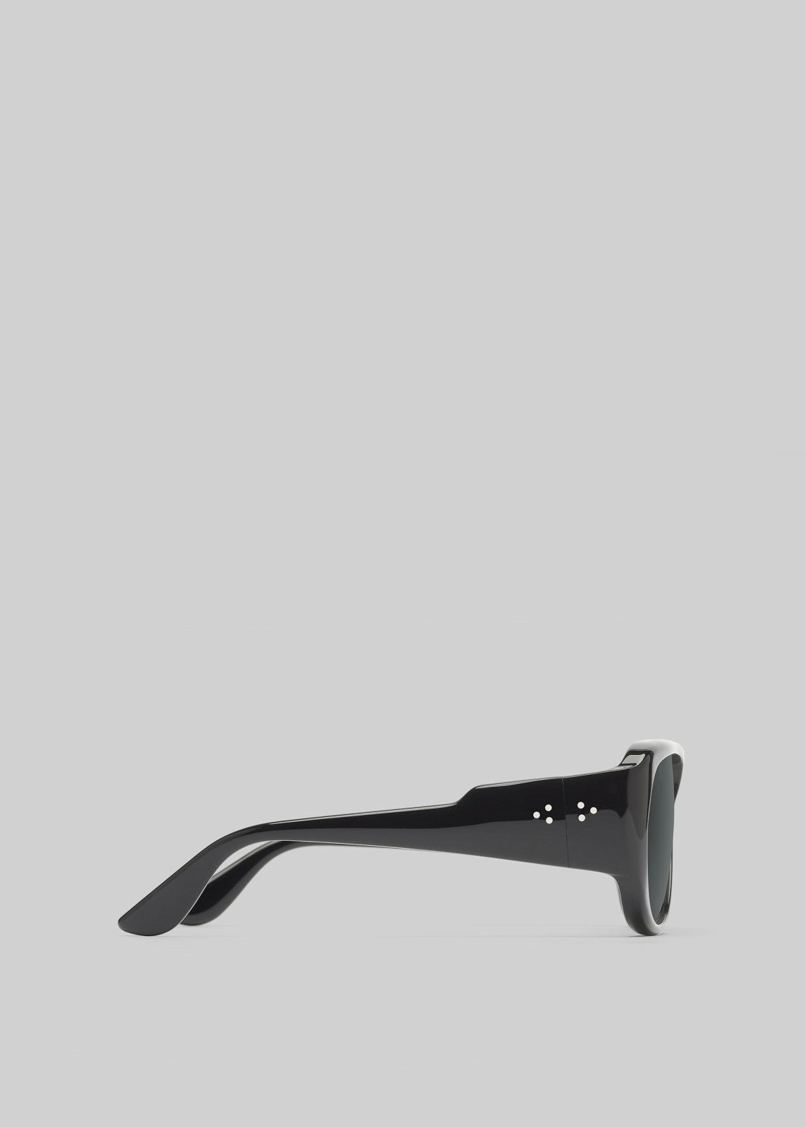 Port Tanger Gambia Sunglasses Black Acetate/Black Lens - Men/Women