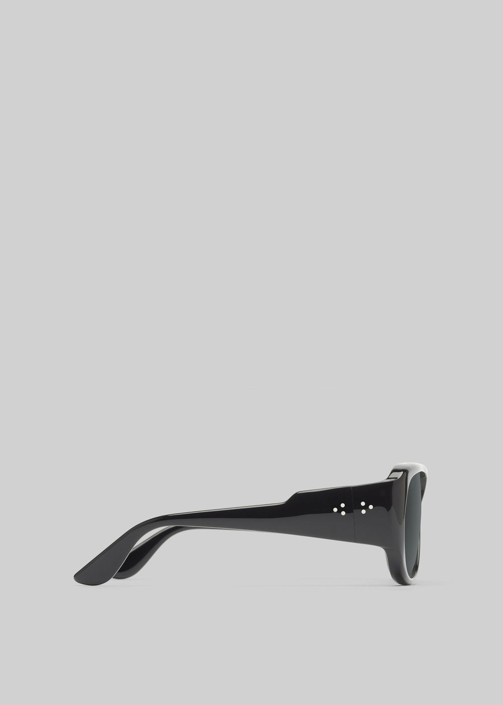 Port Tanger Gambia Sunglasses Black Acetate/Black Lens - Men/Women