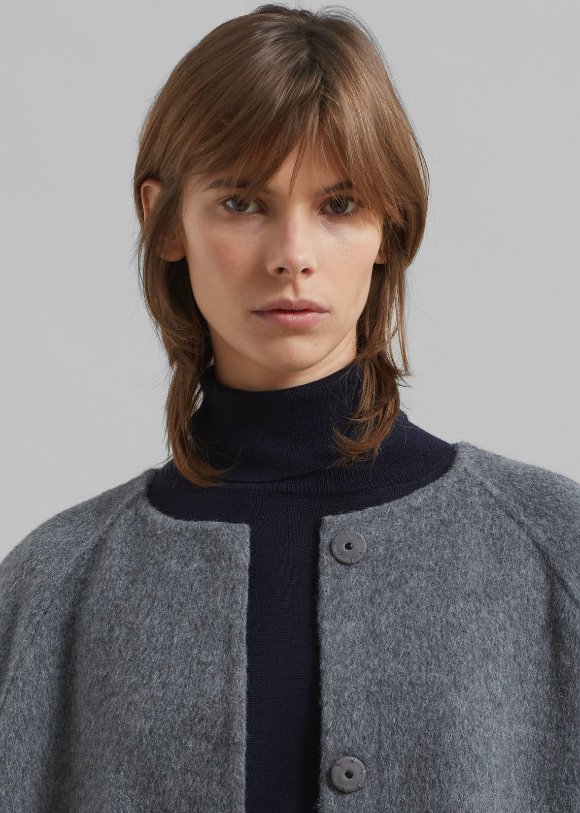 Leon Wool Coat Grey - Women