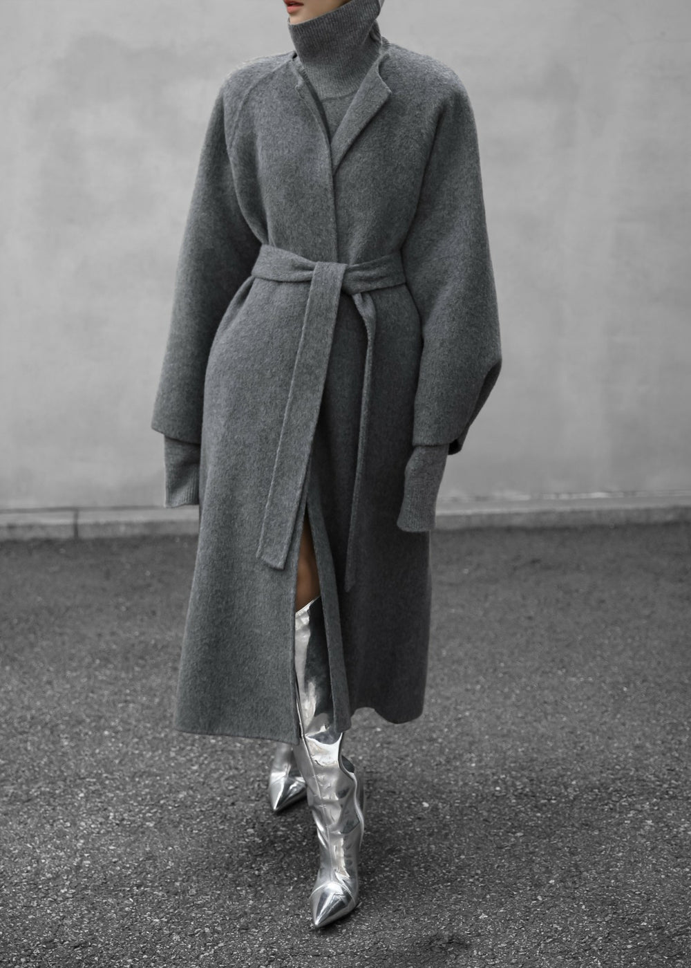 Leon Wool Coat Grey - Women