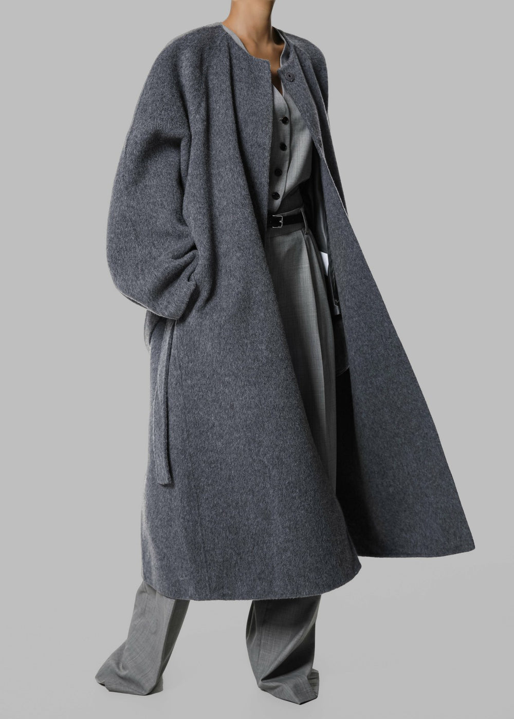 Leon Wool Coat Grey - Women