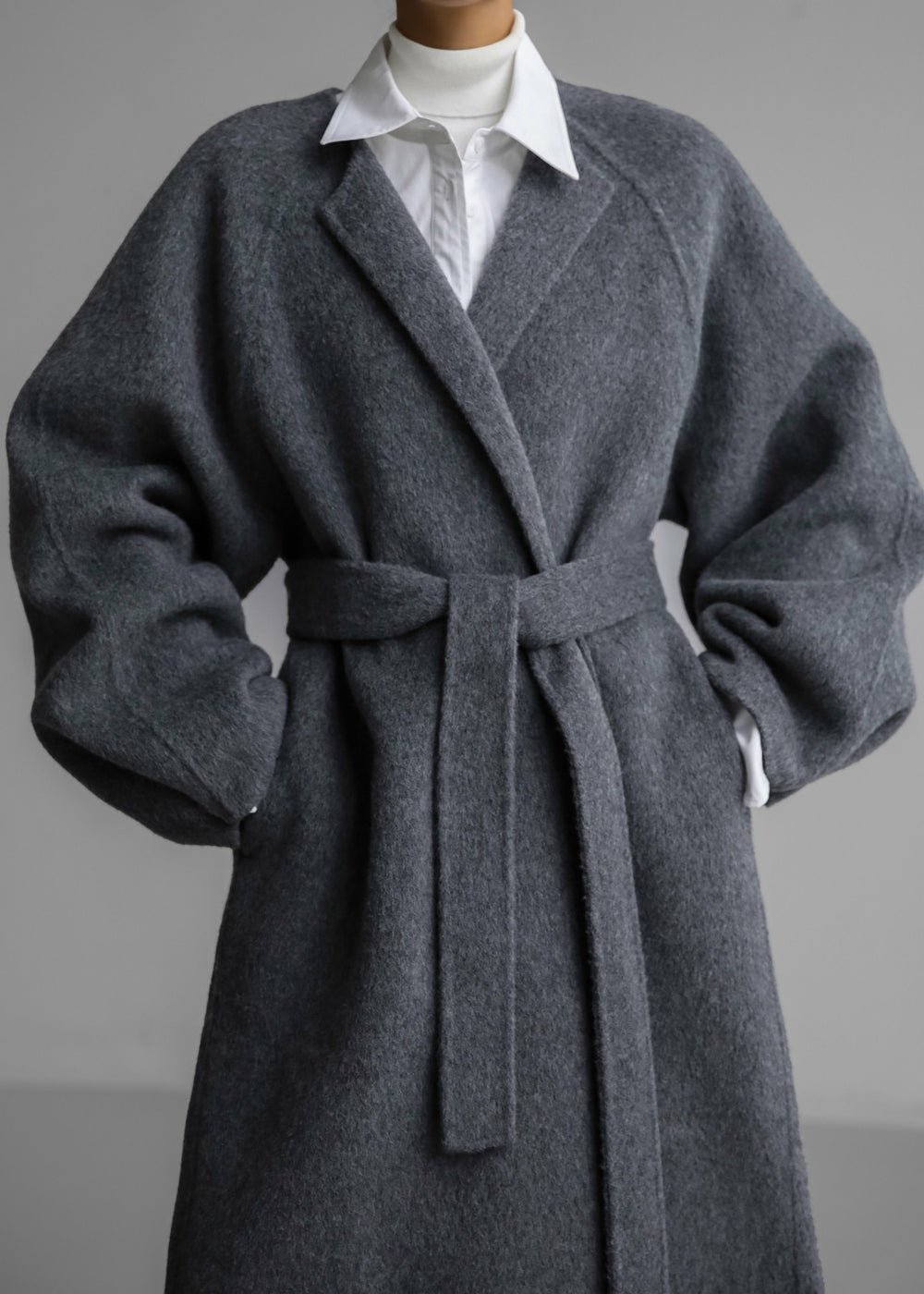 Leon Wool Coat Grey - Women