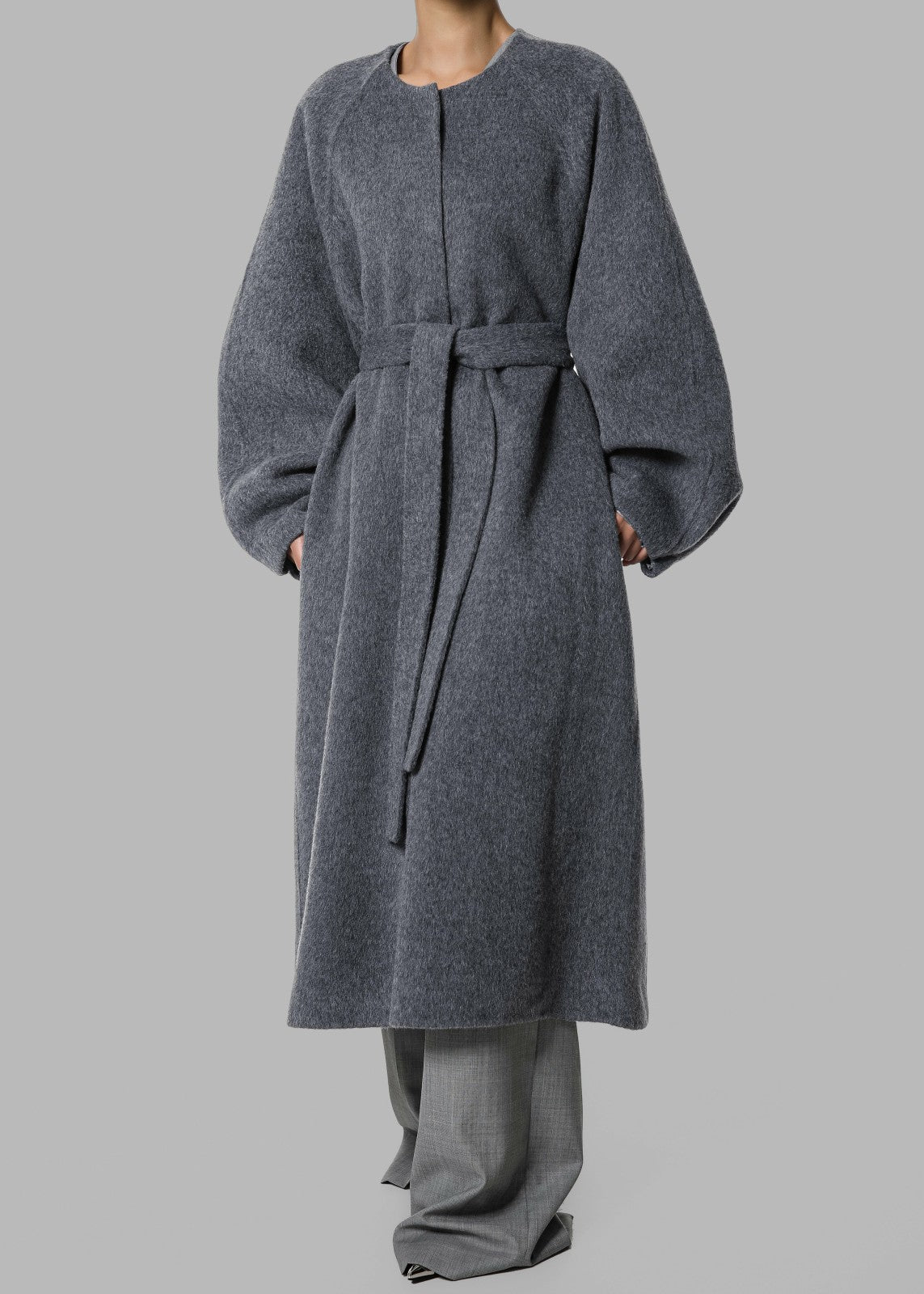 Leon Wool Coat Grey - Women