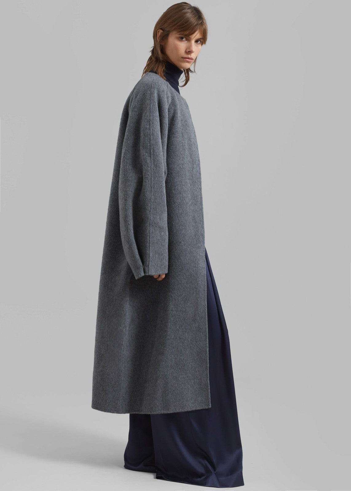 Leon Wool Coat Grey - Women