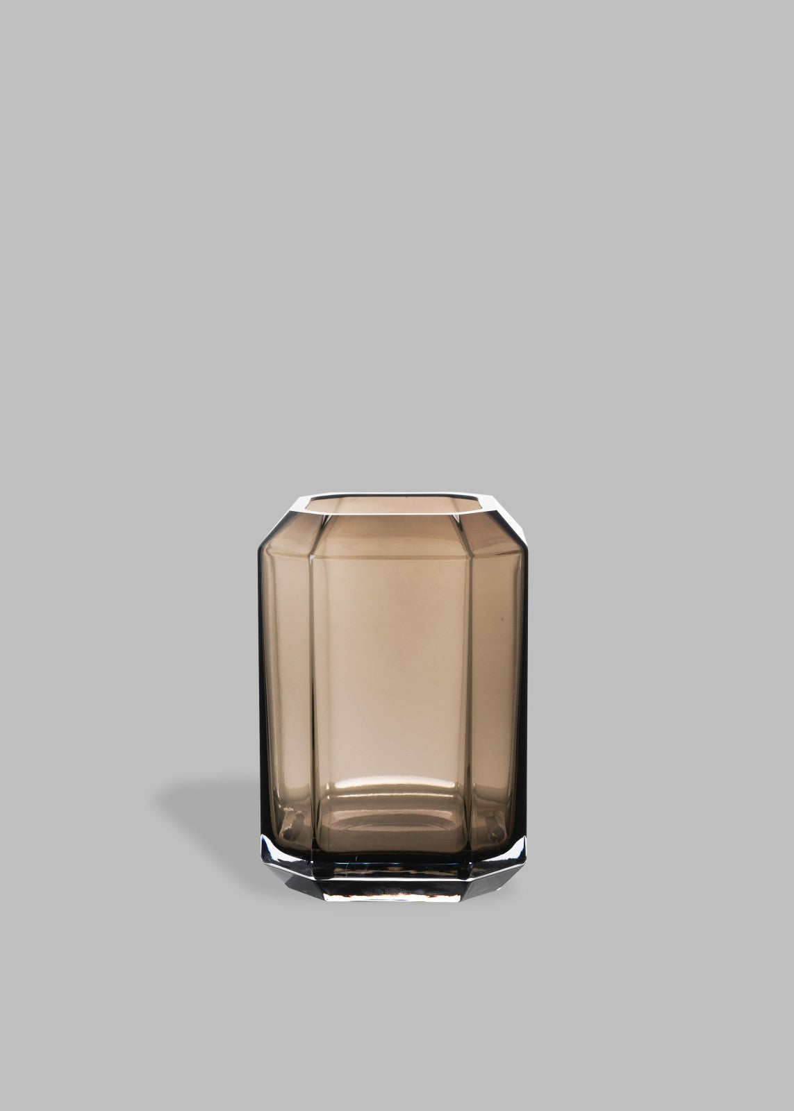 Louise Roe Jewel Vase Medium Smoke - Lifestyle