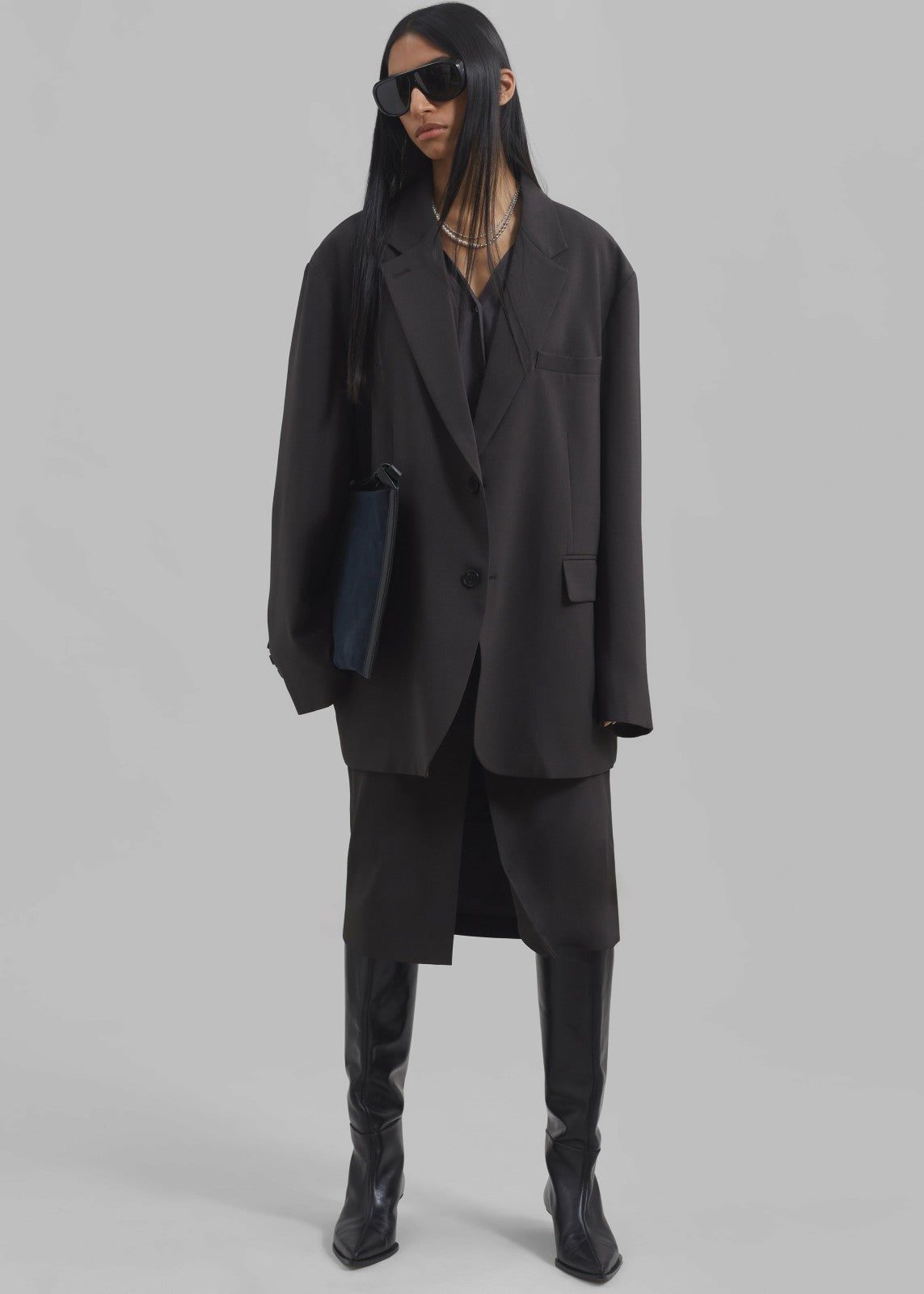 Brooklyn Blazer Charcoal - Women