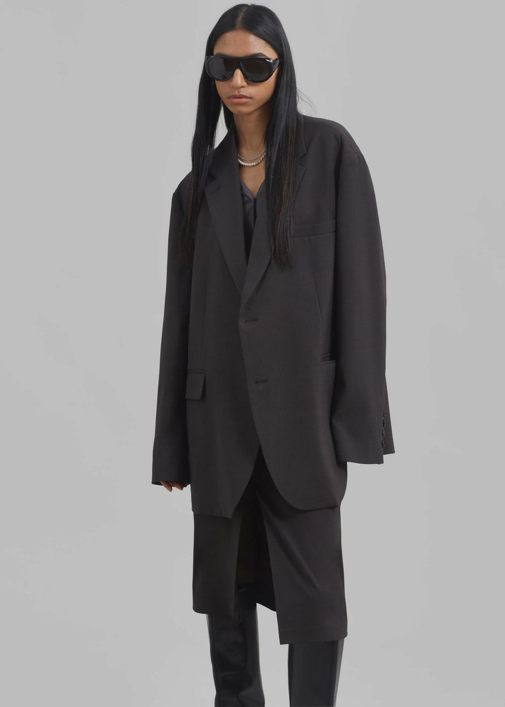 Brooklyn Blazer Charcoal - Women