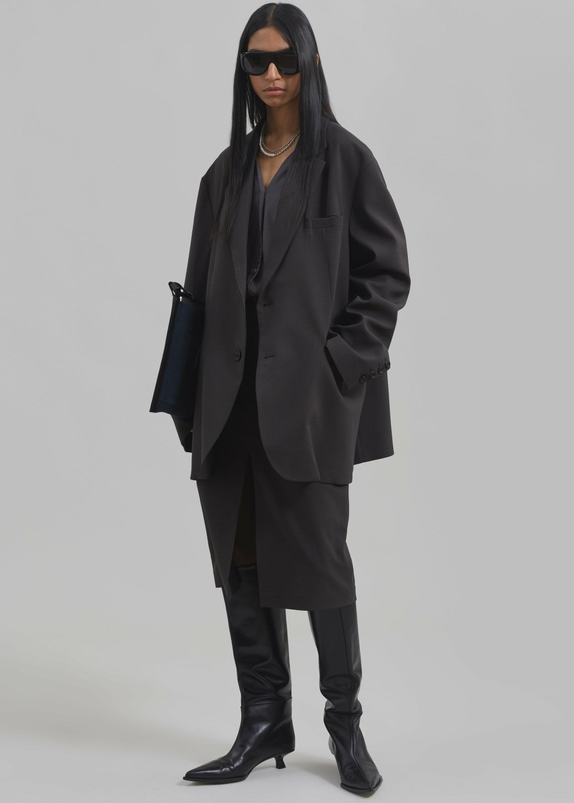 Brooklyn Blazer Charcoal - Women