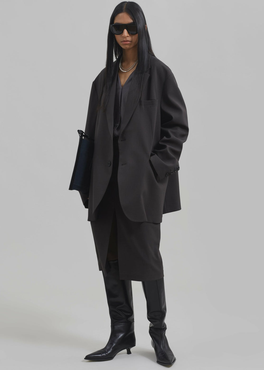 Brooklyn Blazer Charcoal - Women