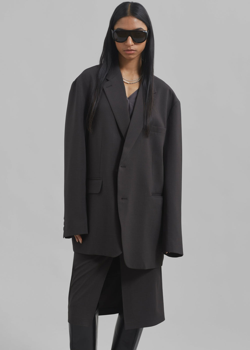 Brooklyn Blazer Charcoal - Women
