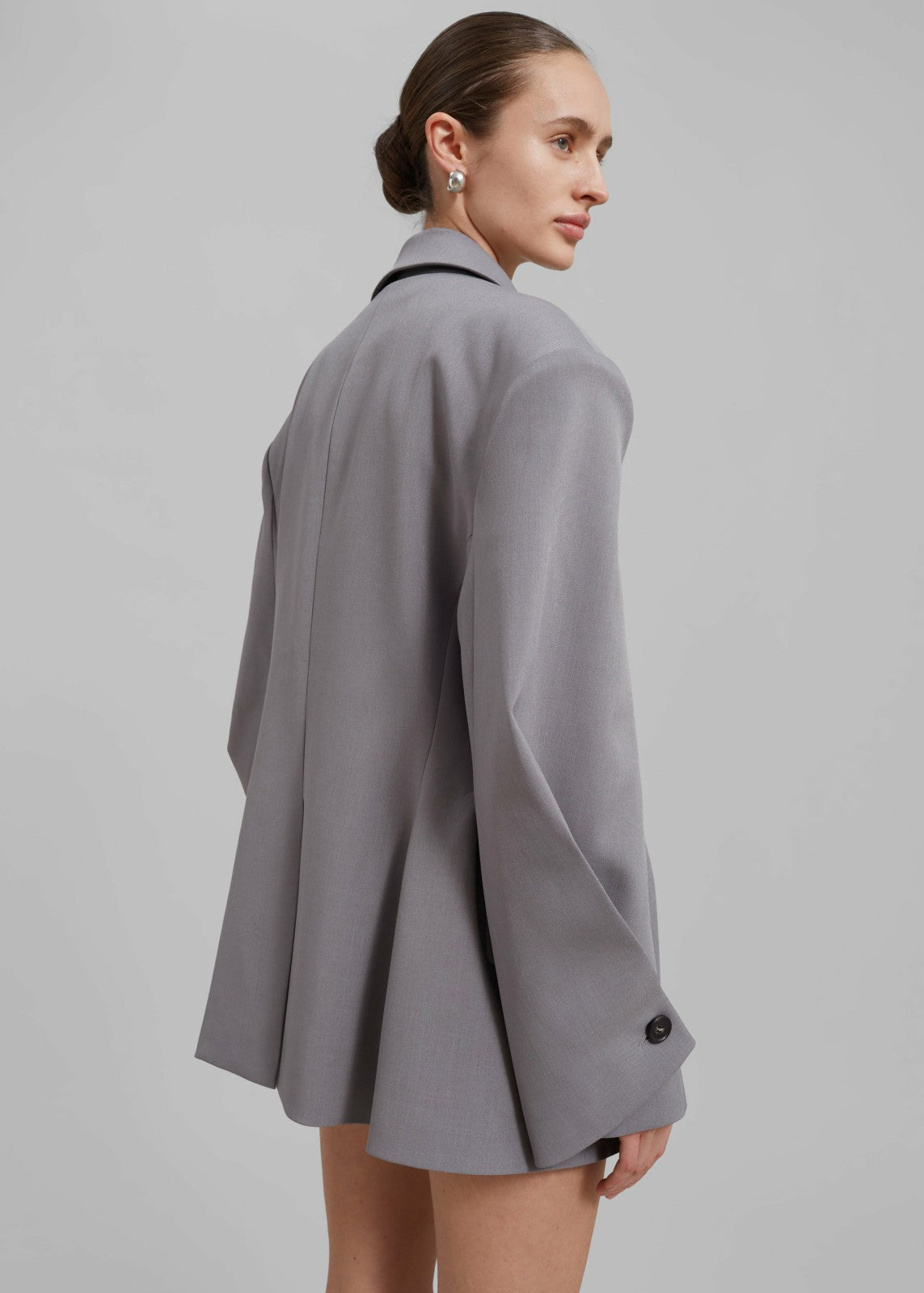 Pia Boxy Blazer Grey - Women