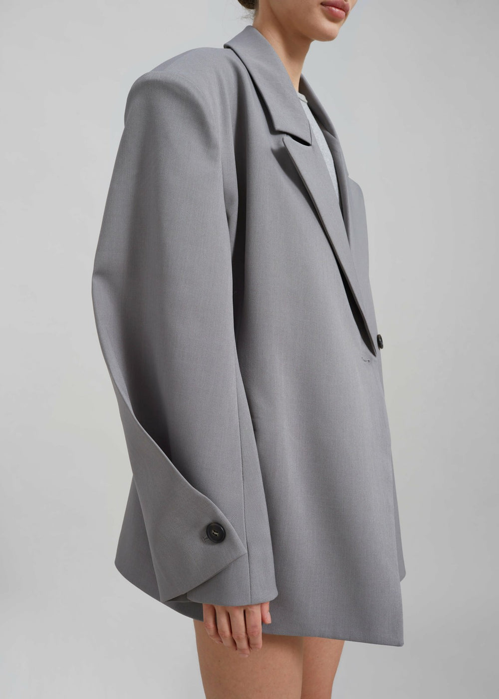 Pia Boxy Blazer Grey - Women