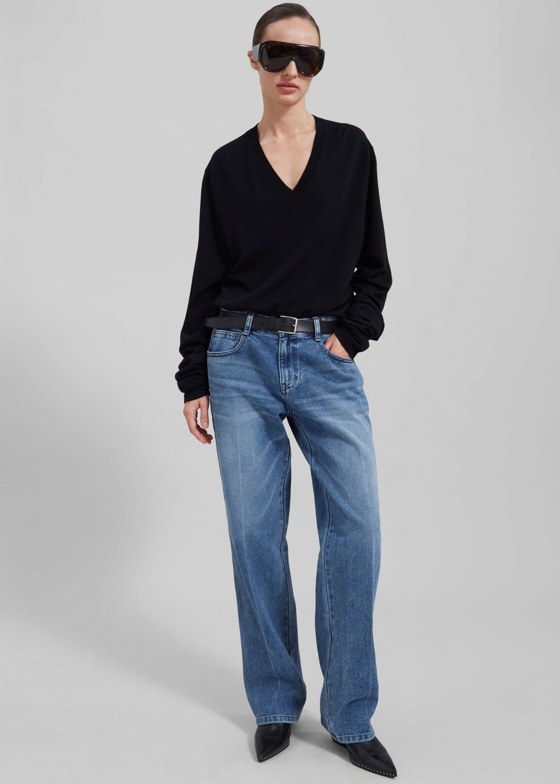 Montrose Straight Leg Jeans Blue Wash - Women