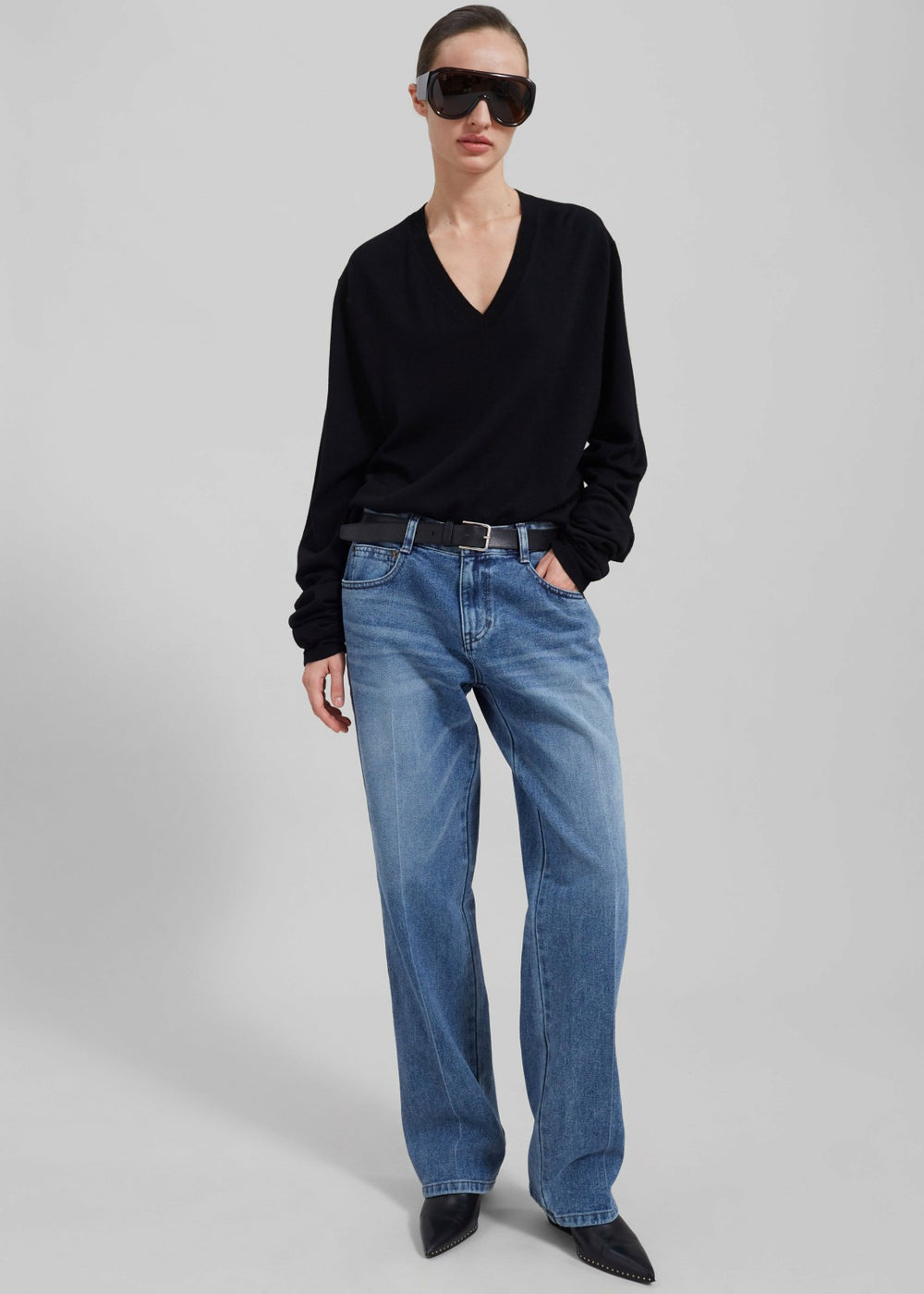 Montrose Straight Leg Jeans Blue Wash - Women