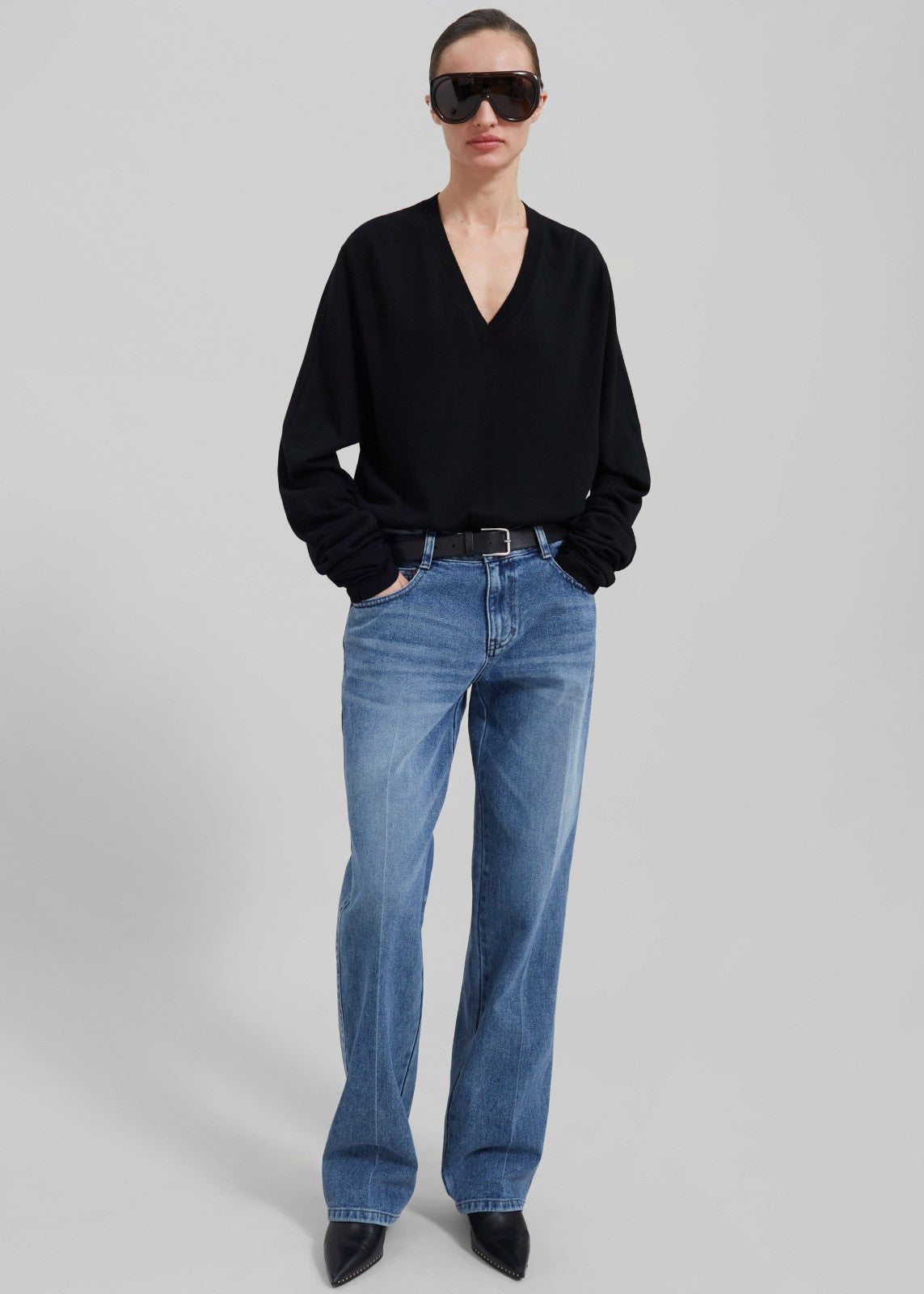 Montrose Straight Leg Jeans Blue Wash - Women