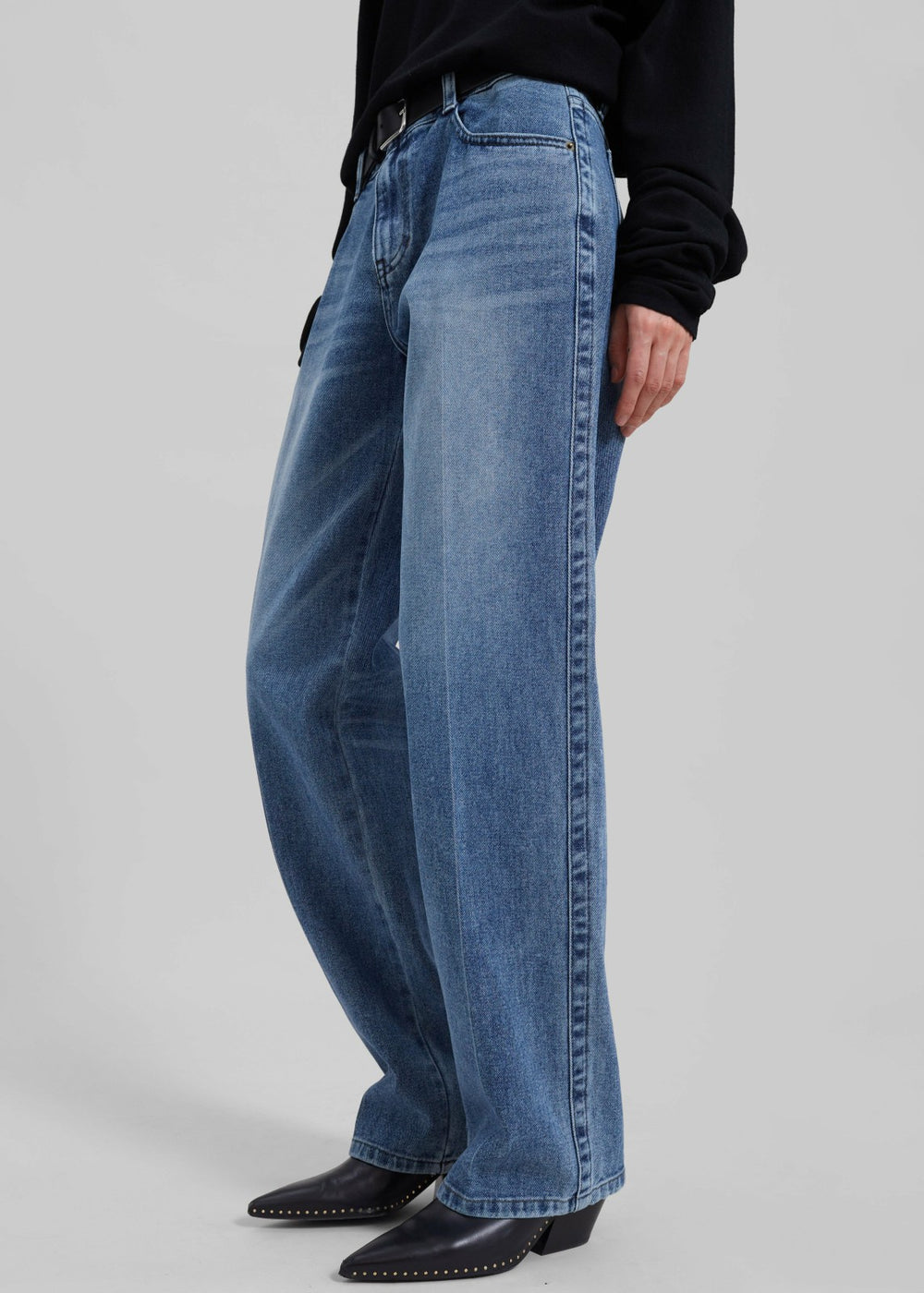 Montrose Straight Leg Jeans Blue Wash - Women