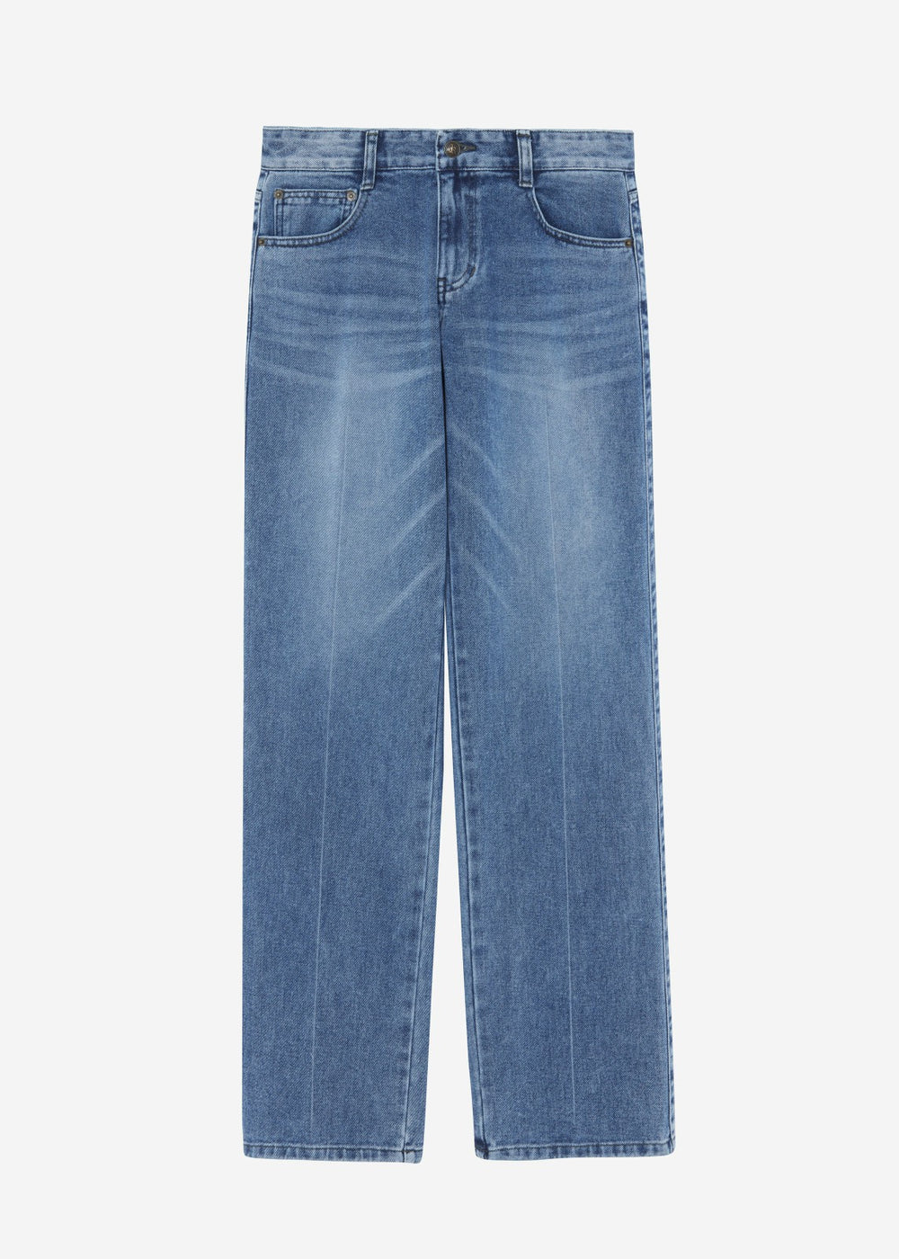 Montrose Straight Leg Jeans Blue Wash - Women