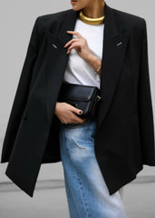 Cheyenne Padded Blazer Black - Women