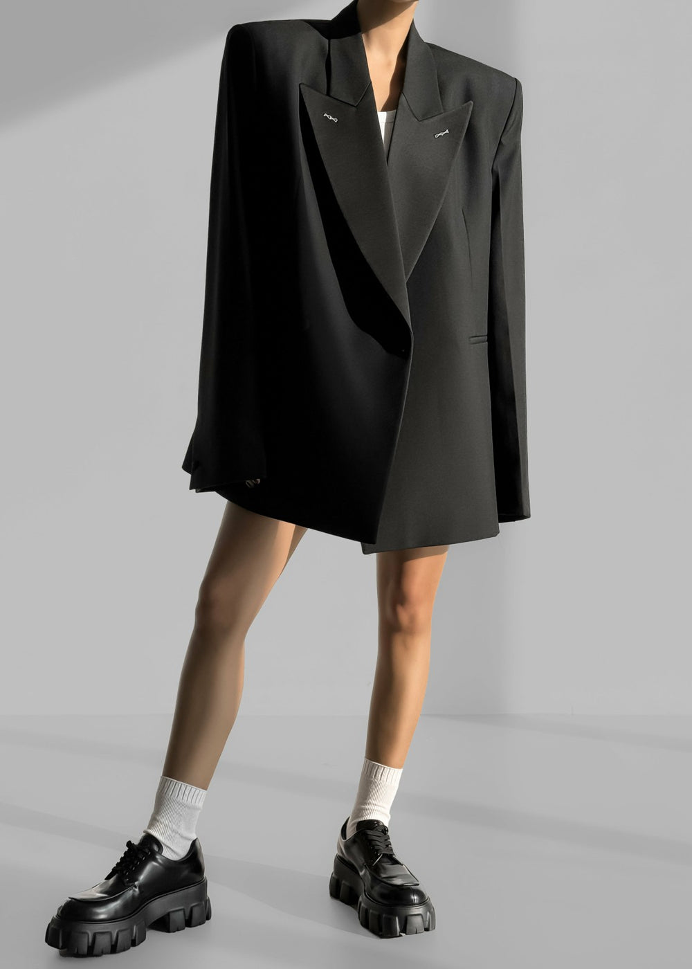 Cheyenne Padded Blazer Black - Women