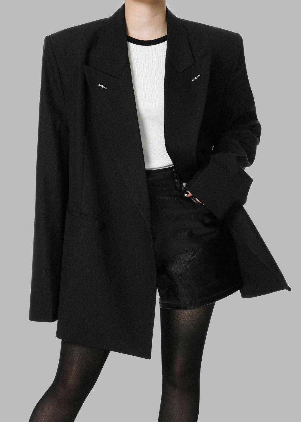 Cheyenne Padded Blazer Black - Women