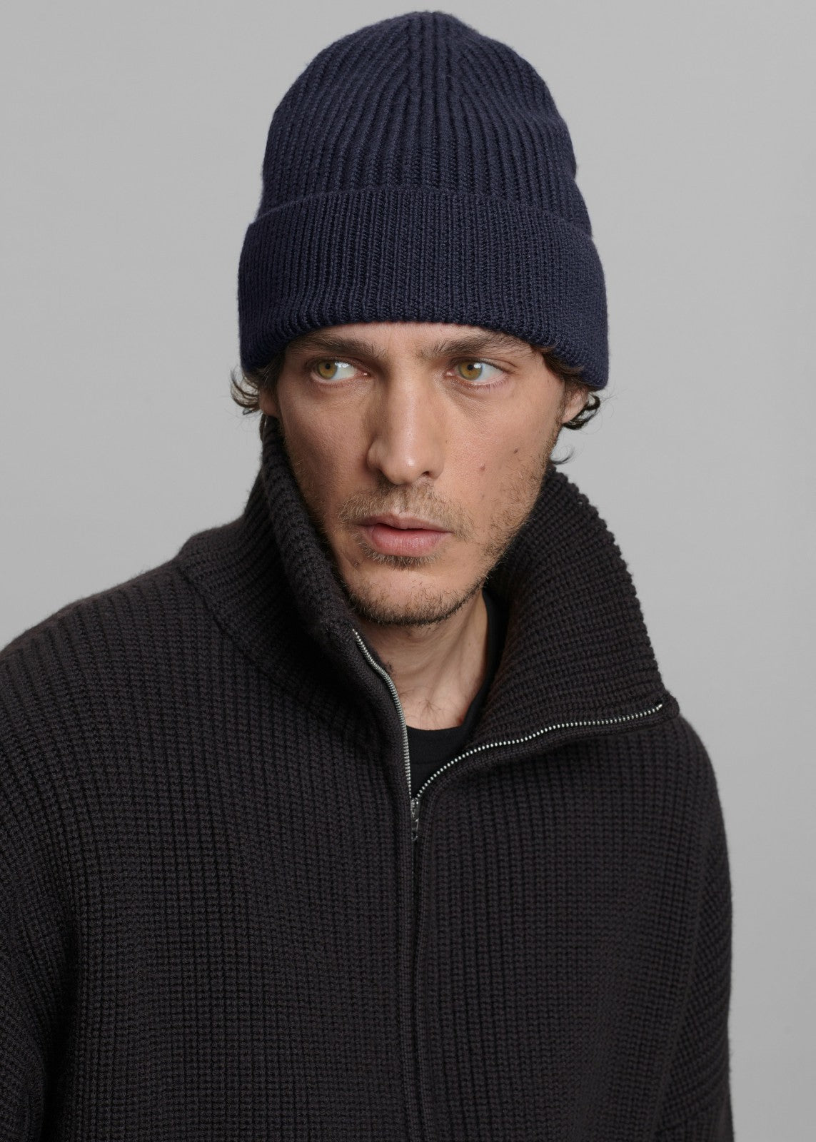 Amo Wool Beanie Navy - Men