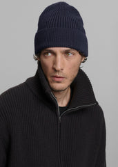 Amo Wool Beanie Navy - Men