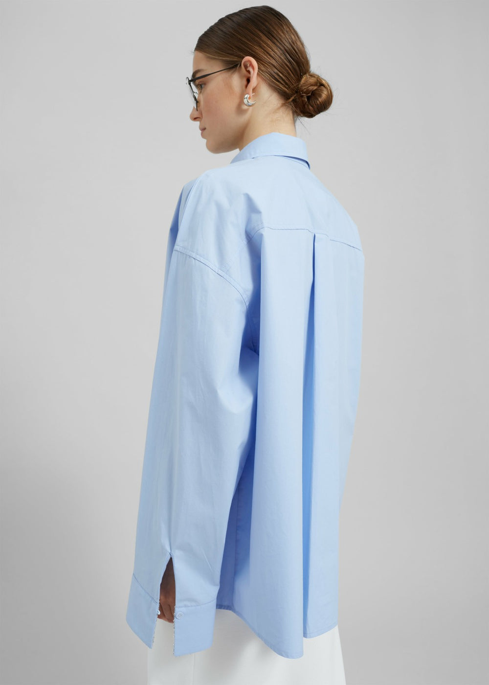 Aniston Button Up Shirt Sky - Women