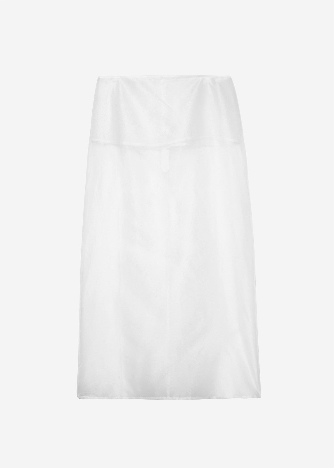 Peri Sheer Midi Skirt White - Women