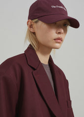 Frankie Baseball Cap Burgundy - Women