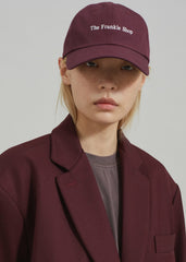 Frankie Baseball Cap Burgundy - Women