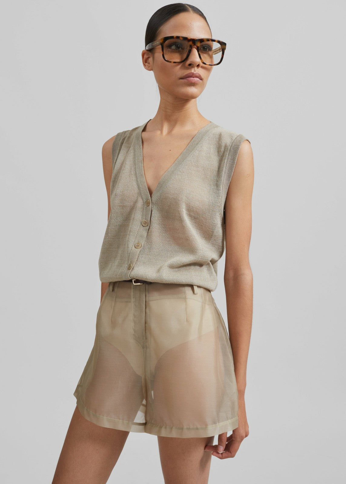 Lise Sheer Shorts Desert Sand - Women